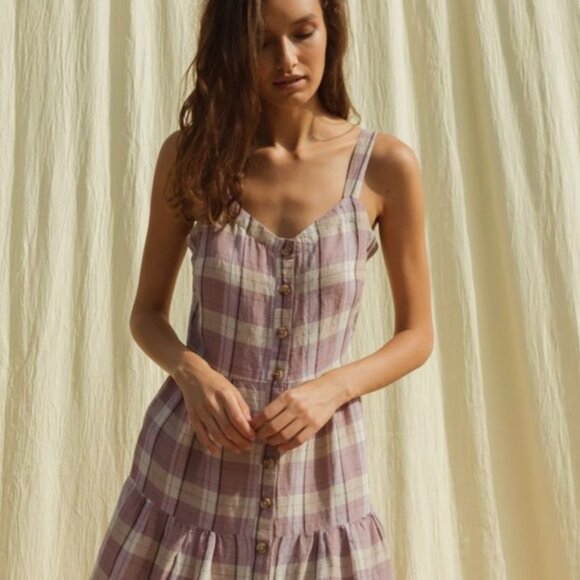 Indi & Cold Rustic Long Dress - Lila - Picture 3 of 7